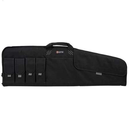 GPS OUTDOORS 42in Single Rifle Case Black GPS-SRC42